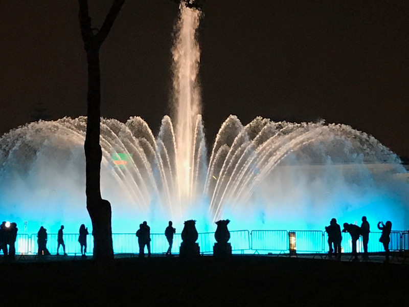 Water Park evening display, Lima