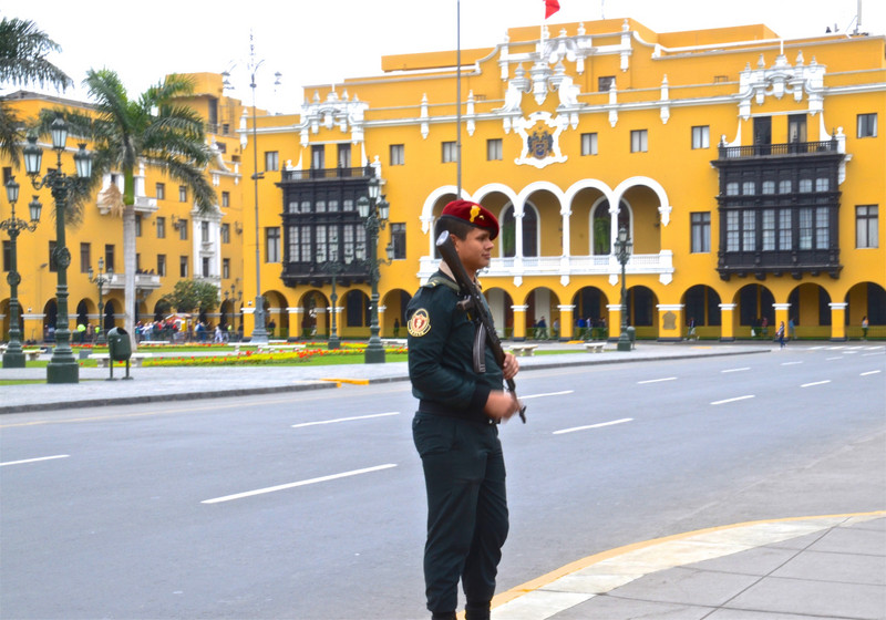 Plaza Mayor in the Historic Center of Lima