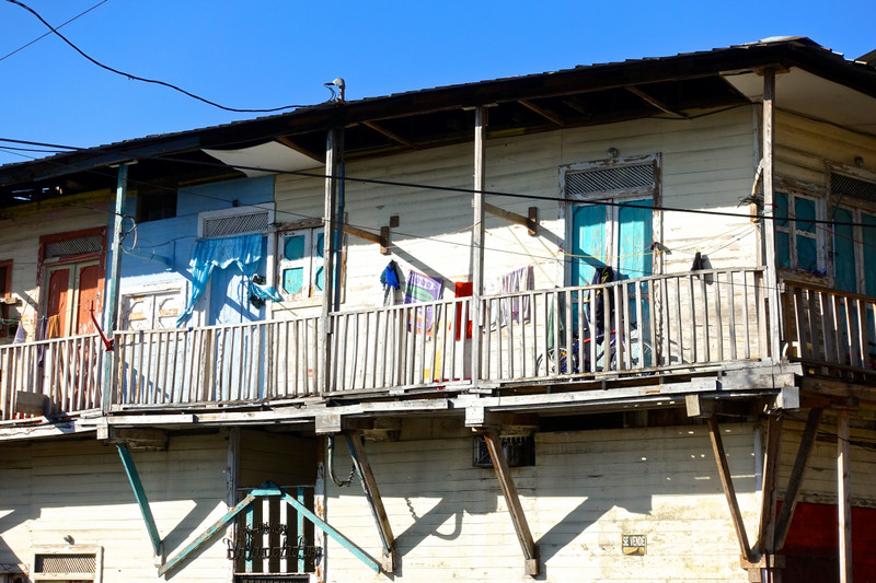 Typical housing in El Chorrillo
