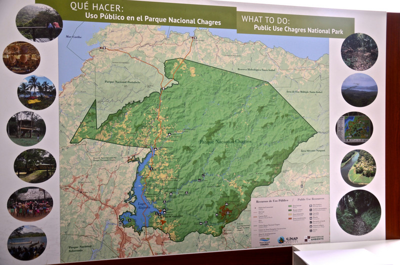 Map of Chagres National Park