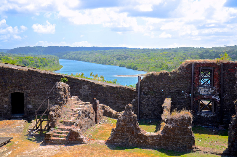 Mouth of Chagres River from Fort San Lorenzo 