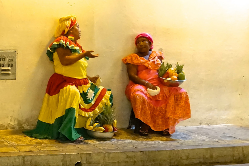 Las Palenqueras, or Fruit Basket Ladies 