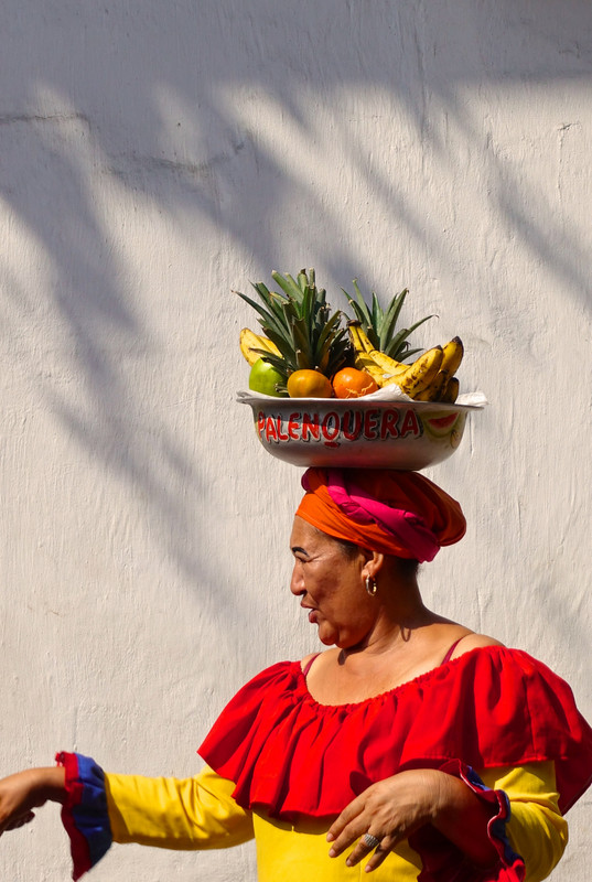 Las Palenquera or Fruit Basket Lady