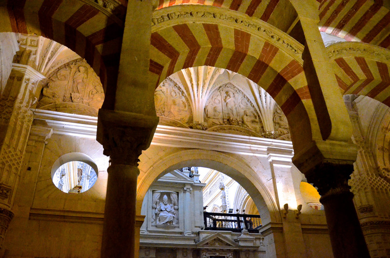 Muslim and christian influence in the Mezquita-Cathedral, Cordoba