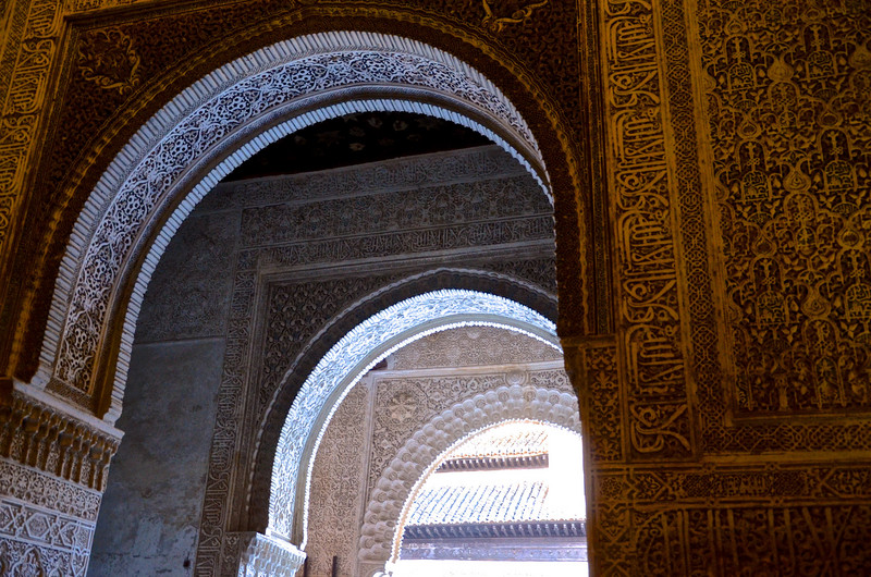 Caligraphy ornamentation in the Alhambra 