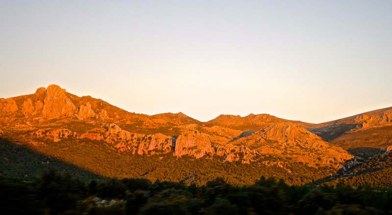 Sierra Nevada Mountains, Spain taken from the bus