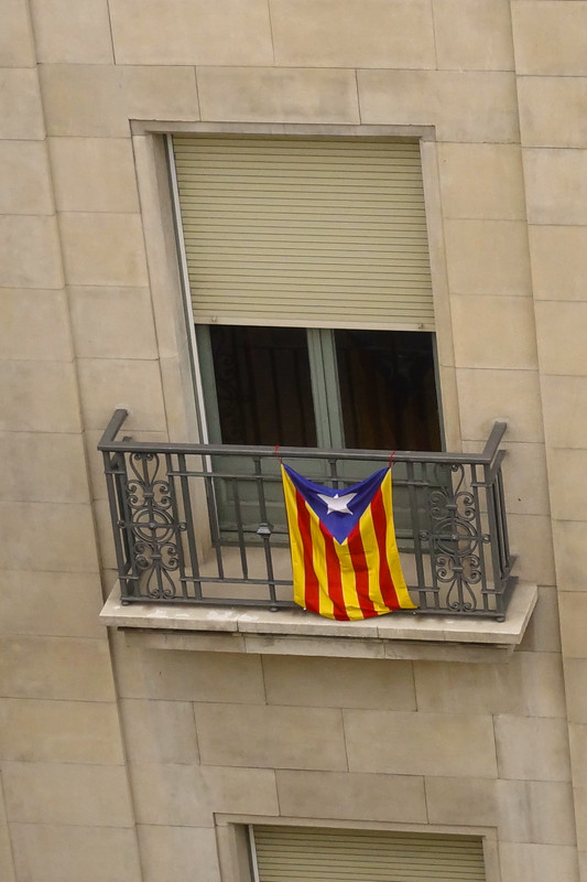 Star flag of Catalonia 