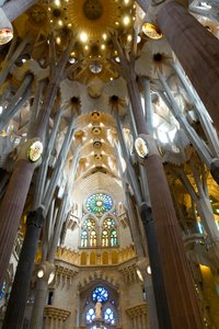 Inside the Sagrada Familia 