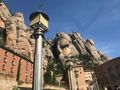 Walking from the Funicular to the Montserrat Museum