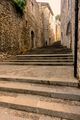 Girona steps where blind Arya begs for money
