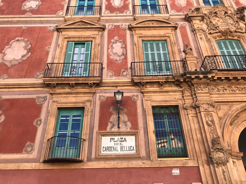 Former school for seminarians, now College of Dramatic Art and Dance in Plaza del Cardinal Belluga, Murcia 