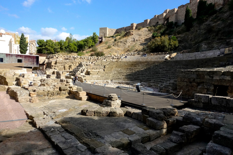 Roman theater in Malaga 