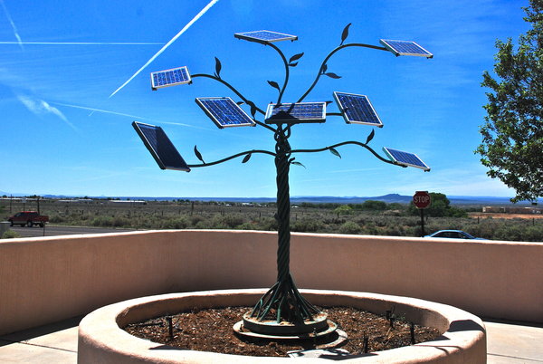 Taos is solar at the welcome center