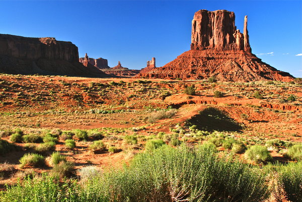 Monument Valley in the afternoon light