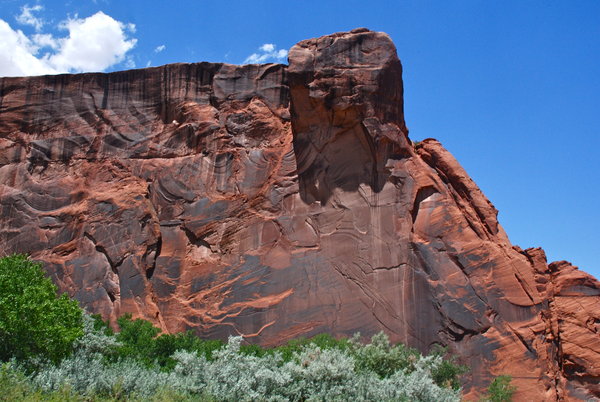 Fortress Rock, site of the defense of Canyon de Chelly