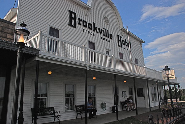 The Brookville Hotel has the best fried chicken I have EVER tasted!