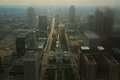St Louis from the top of the Gateway Arch
