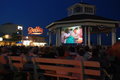 Movie night outdoors at the Rehoboth Pavilion