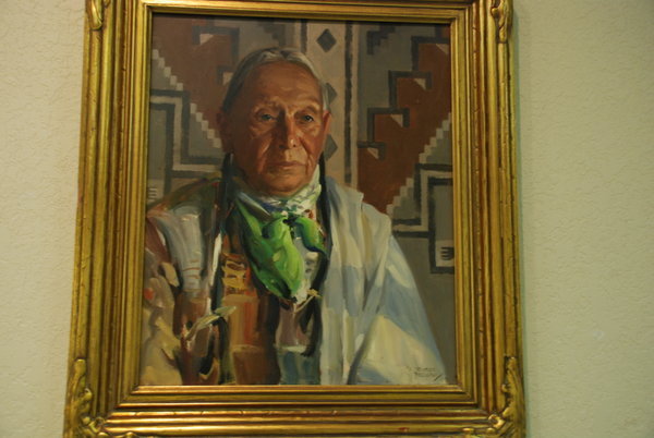 Stunning portrait in the Koshare Indian Museum, La Junta, CO
