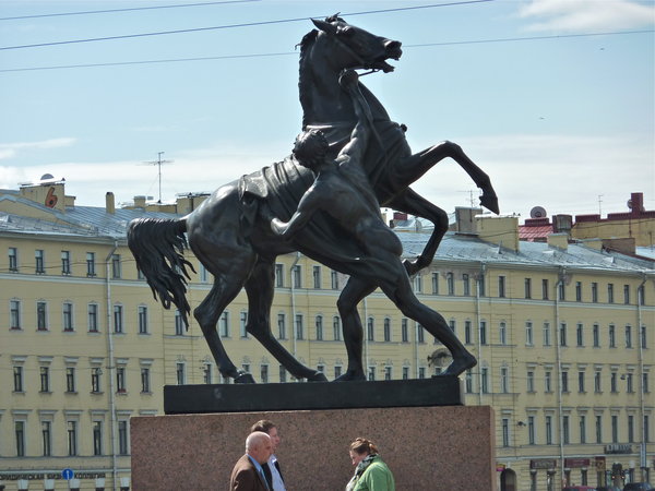 Horse Tamers on Anichkov Bridge