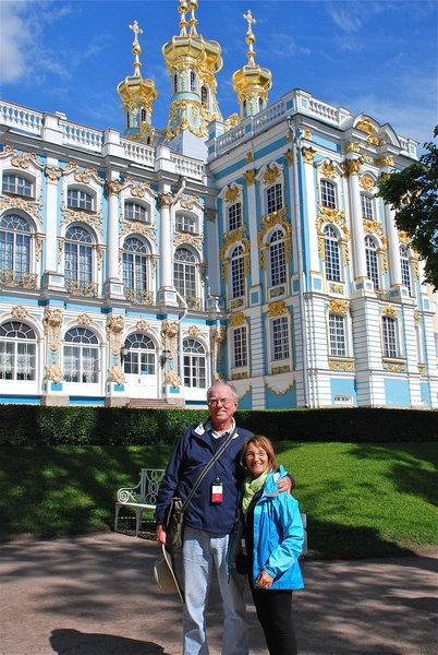 Dave and me at the Catherine Palace