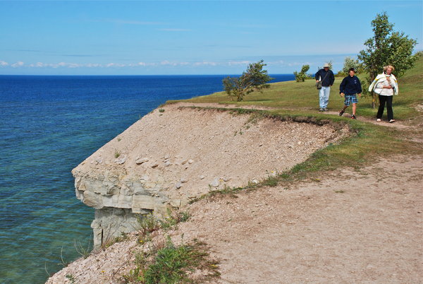 Limestone cliffs at Panga Pang, Saaremaa