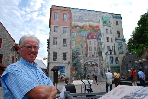 Dave in Lower Town, Quebec City