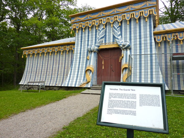 The Drottningholm Guard's tent