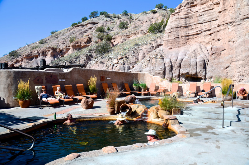One of the hot springs at Ojo Caliente.