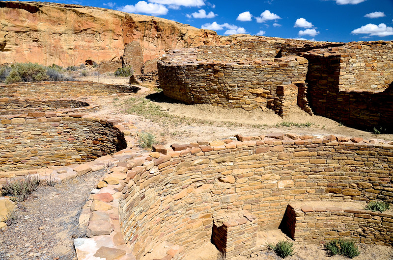 Kivas at Chaco Canyon