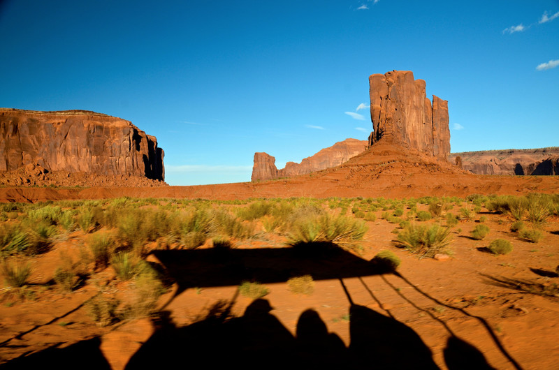 View of Monument Valley from our 4WD jeep tour.