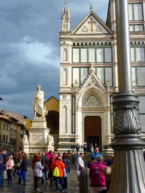 Monument to Dante, Basilica of Santa Croce, Florence, Italy