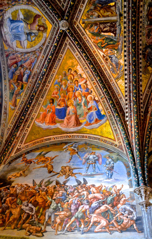 Signioreli's frescoes, Orvieto Cathedral