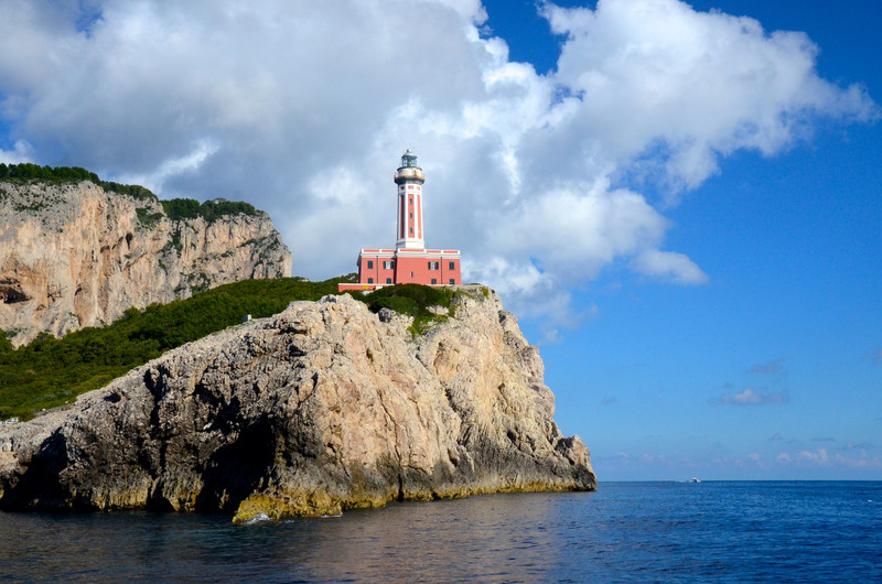 Lighthouse of Punta Carena, Capri, Italy