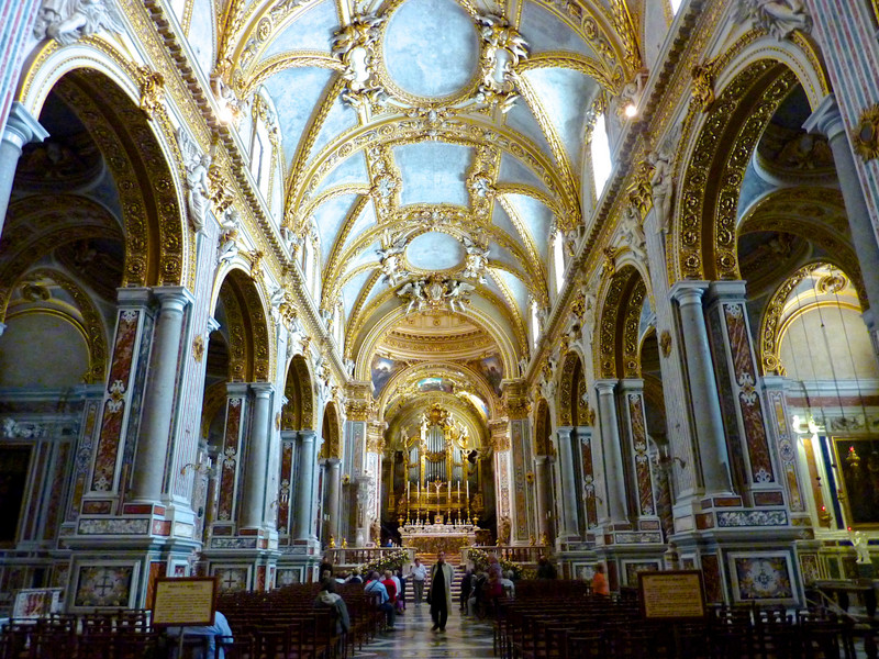 Inside the Benedictine Abbey of Montecassino