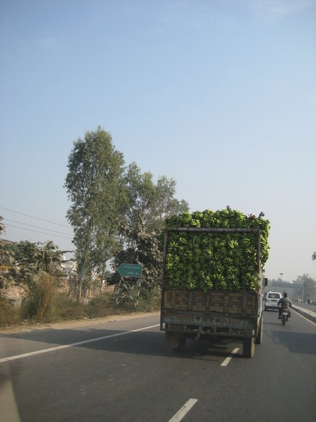 On the road to Agra 
