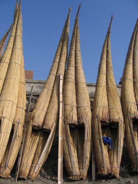 reed canoes Huanchaco