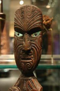 Maori carving, Auckland Museum