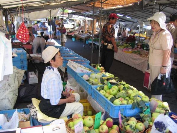 Morning market, Takayama