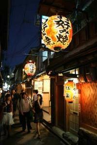 Traditional narrow street, Kyoto