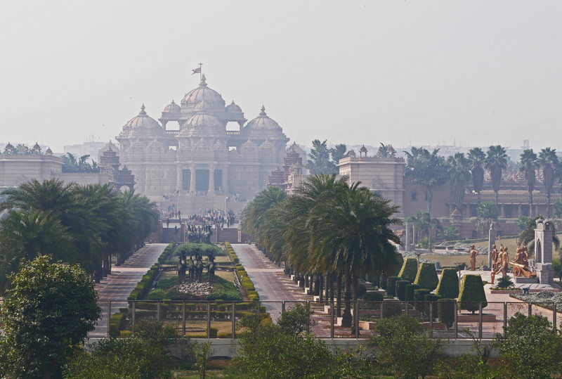 The magnificent Swaminarayan Akshardham Temple