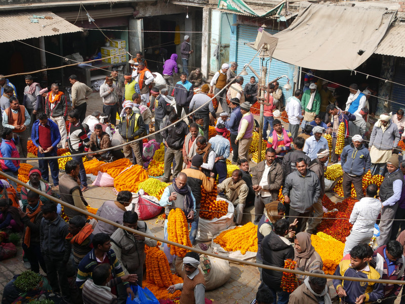 Varanasi Flower Market