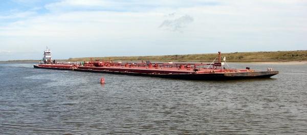 Tankers ply the Intercaostal Waterway