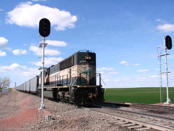 BNSF trains roll the rails through Nebraska