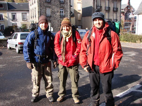 Our three French hitchers