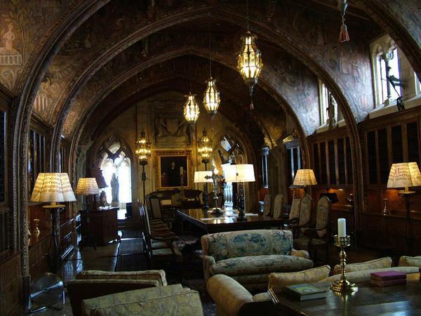 hearst castle library
