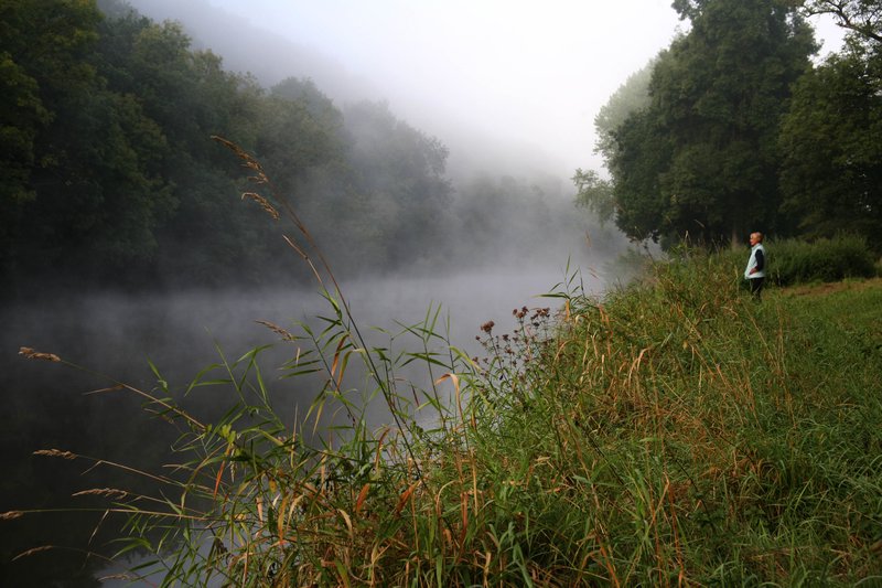 .....the morning mist on languid streams