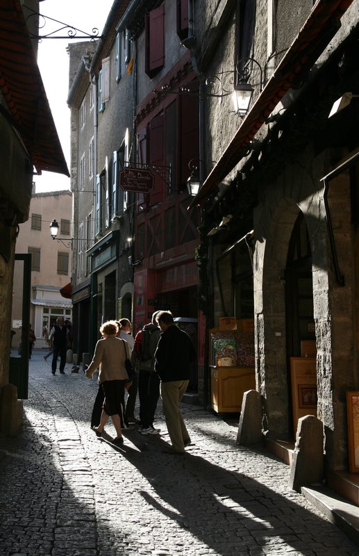 Narrow streets on cobbled hills