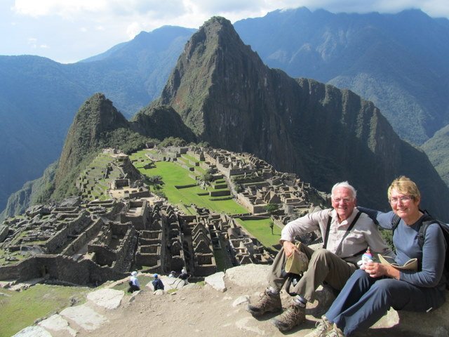 The grey haired nomads go to Machu Piccu