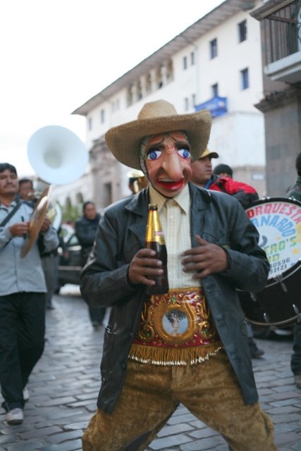 Religious festival parade, Cusco!